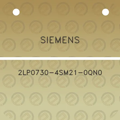 siemens-2lp0730-4sm21-0qn0