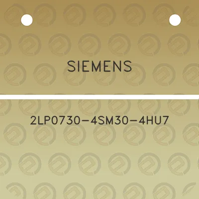 siemens-2lp0730-4sm30-4hu7