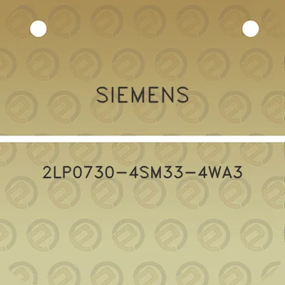 siemens-2lp0730-4sm33-4wa3