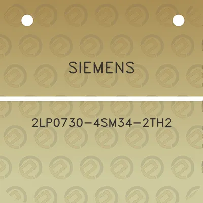 siemens-2lp0730-4sm34-2th2