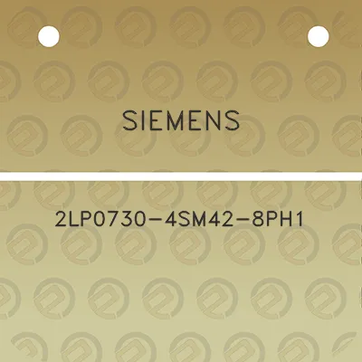 siemens-2lp0730-4sm42-8ph1