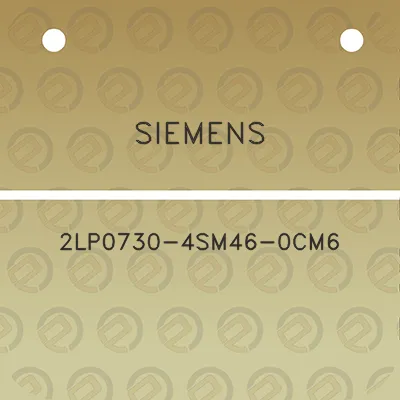 siemens-2lp0730-4sm46-0cm6