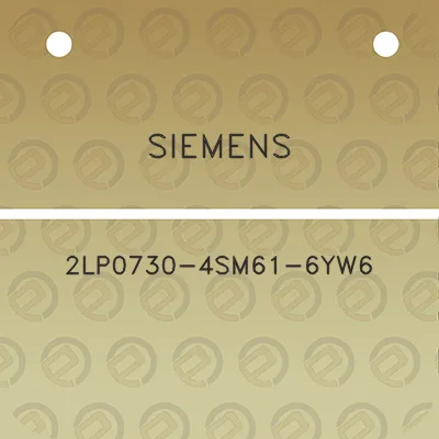 siemens-2lp0730-4sm61-6yw6