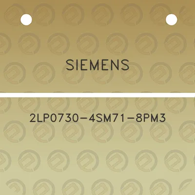 siemens-2lp0730-4sm71-8pm3