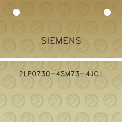 siemens-2lp0730-4sm73-4jc1