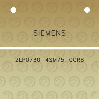 siemens-2lp0730-4sm75-0cr8