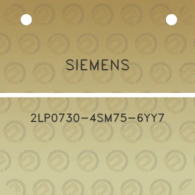 siemens-2lp0730-4sm75-6yy7