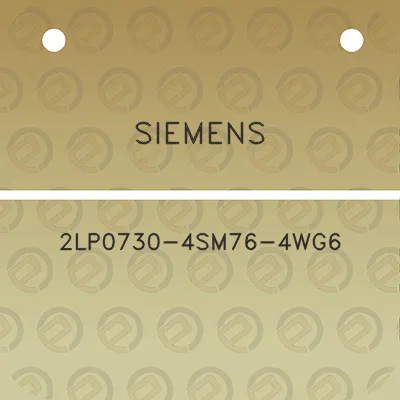 siemens-2lp0730-4sm76-4wg6