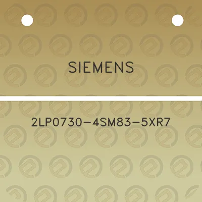 siemens-2lp0730-4sm83-5xr7