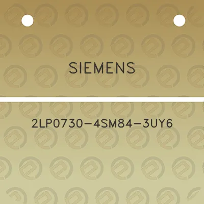 siemens-2lp0730-4sm84-3uy6