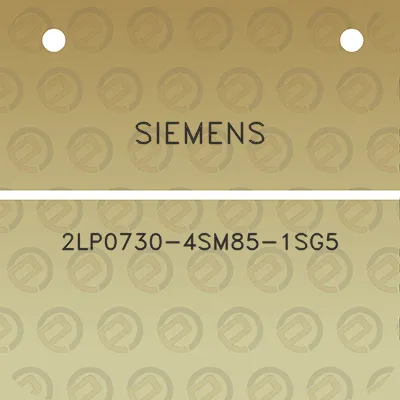 siemens-2lp0730-4sm85-1sg5