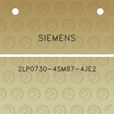 siemens-2lp0730-4sm87-4je2