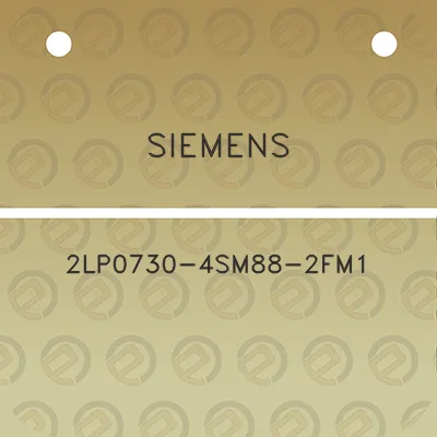 siemens-2lp0730-4sm88-2fm1