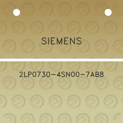 siemens-2lp0730-4sn00-7ab8