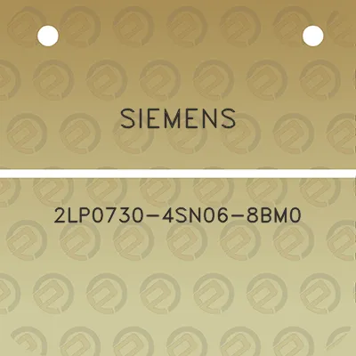 siemens-2lp0730-4sn06-8bm0