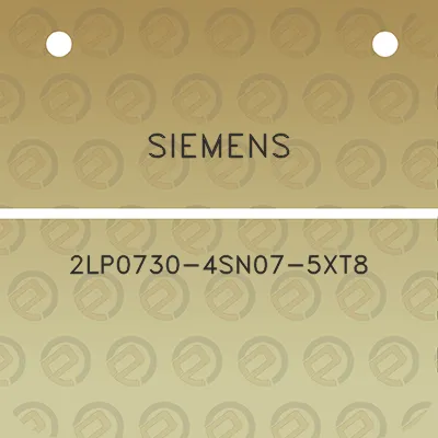 siemens-2lp0730-4sn07-5xt8