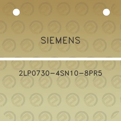 siemens-2lp0730-4sn10-8pr5