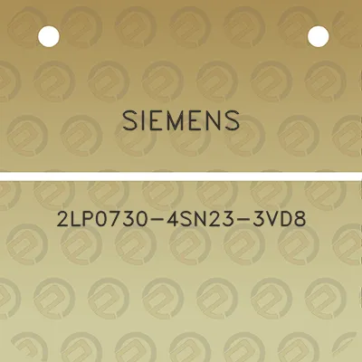 siemens-2lp0730-4sn23-3vd8