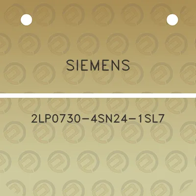 siemens-2lp0730-4sn24-1sl7