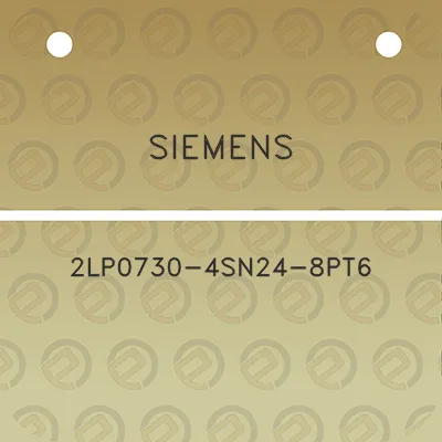 siemens-2lp0730-4sn24-8pt6