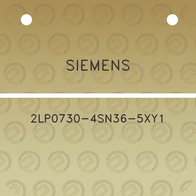 siemens-2lp0730-4sn36-5xy1