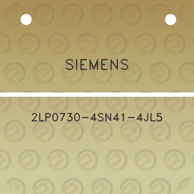 siemens-2lp0730-4sn41-4jl5