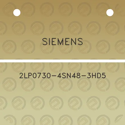 siemens-2lp0730-4sn48-3hd5