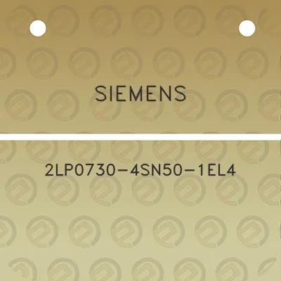 siemens-2lp0730-4sn50-1el4