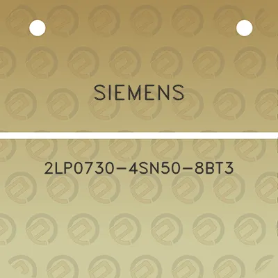 siemens-2lp0730-4sn50-8bt3