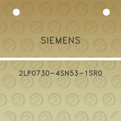 siemens-2lp0730-4sn53-1sr0