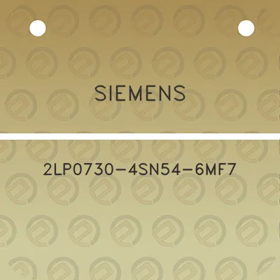 siemens-2lp0730-4sn54-6mf7