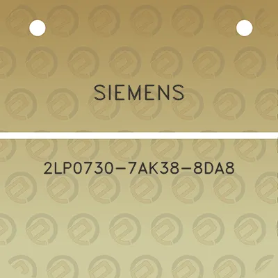 siemens-2lp0730-7ak38-8da8