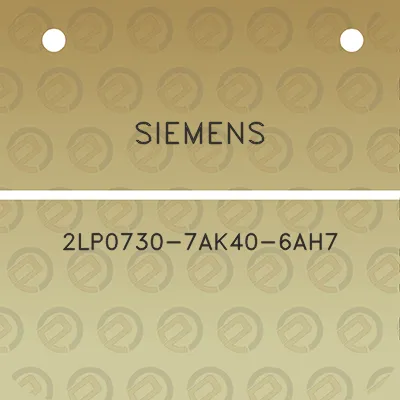 siemens-2lp0730-7ak40-6ah7