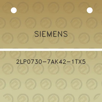 siemens-2lp0730-7ak42-1tx5