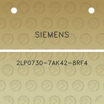 siemens-2lp0730-7ak42-8rf4