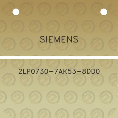 siemens-2lp0730-7ak53-8dd0