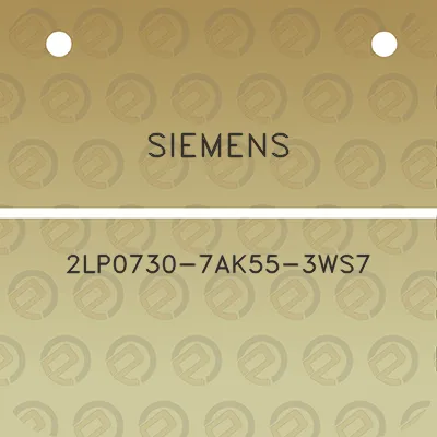 siemens-2lp0730-7ak55-3ws7