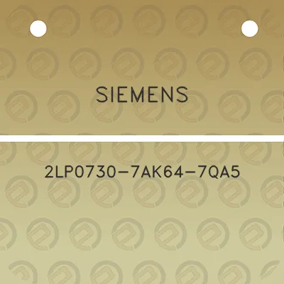 siemens-2lp0730-7ak64-7qa5