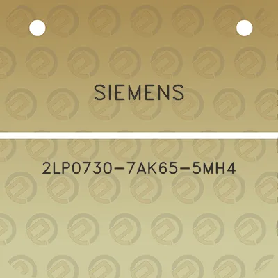 siemens-2lp0730-7ak65-5mh4