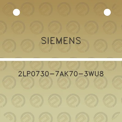 siemens-2lp0730-7ak70-3wu8