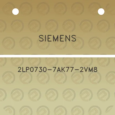 siemens-2lp0730-7ak77-2vm8