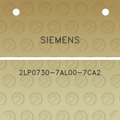 siemens-2lp0730-7al00-7ca2