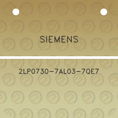 siemens-2lp0730-7al03-7qe7