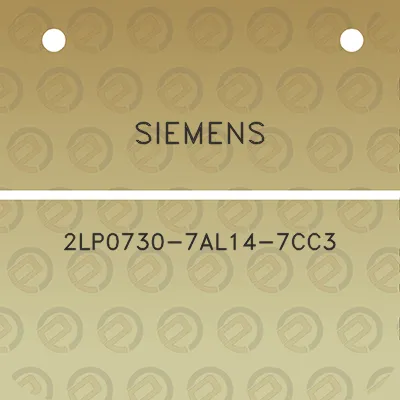 siemens-2lp0730-7al14-7cc3