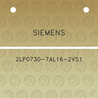 siemens-2lp0730-7al16-2vs1