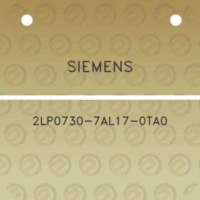 siemens-2lp0730-7al17-0ta0