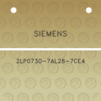 siemens-2lp0730-7al28-7ce4