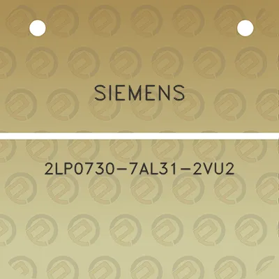 siemens-2lp0730-7al31-2vu2