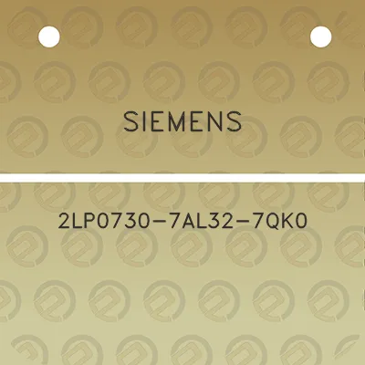 siemens-2lp0730-7al32-7qk0