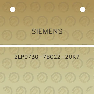 siemens-2lp0730-7bg22-2uk7